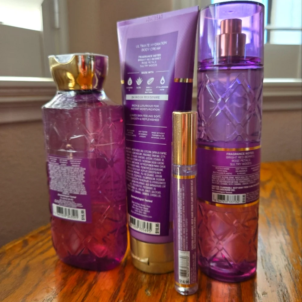 🛍BOGO 50% OFF🛁🧴👃 NWT‼️BBW Ultimate 4-piece Collection of "Madame Mystique" - Picture 3 of 12